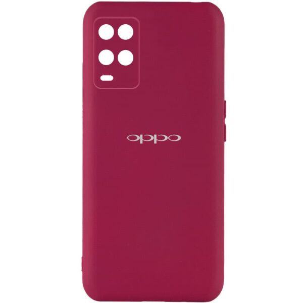 

Чехол Silicone Cover My Color Full Camera (A) для Oppo A54 4G Бордовый / Marsala