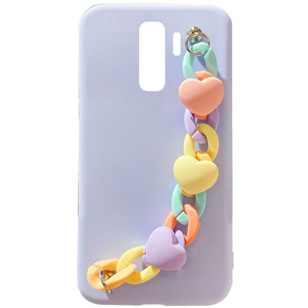 

Чехол Chained Heart c подвесной цепочкой для Samsung Galaxy S9+ Lilac Blue