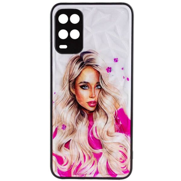 

TPU+PC чехол Prisma Ladies для Oppo A54 4G Pink