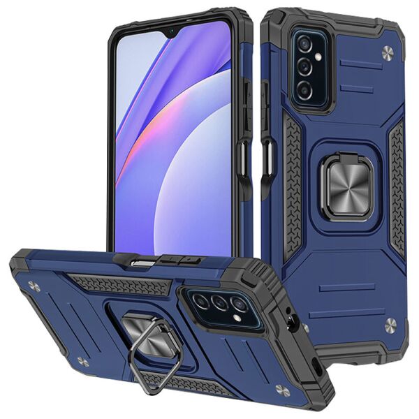 

Ударопрочный чехол Union Ring for Magnet для Samsung Galaxy M52 Синий