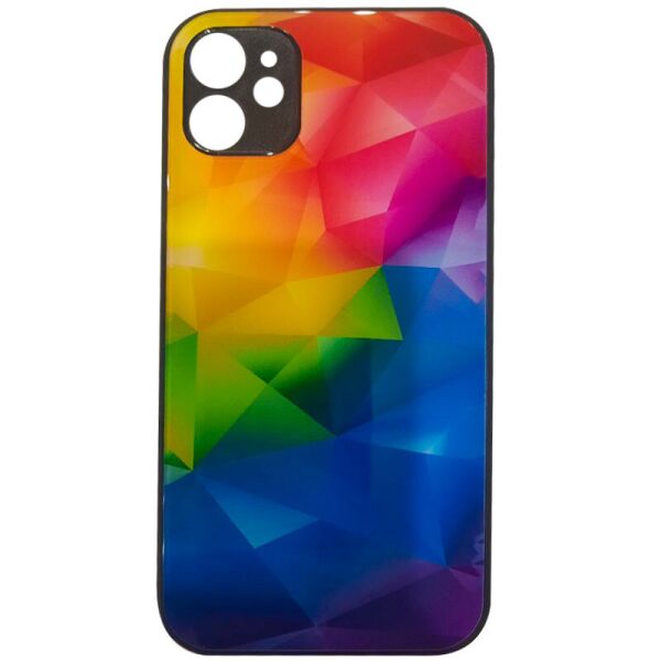 

TPU+Glass чехол Diversity для Samsung Galaxy A12 / M12 Rainbow