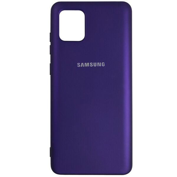 

Чехол Silicone Case for Samsung Note 10 Lite Purple