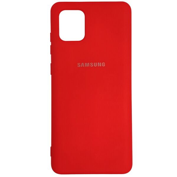 

Чехол Silicone Case for Samsung Note 10 Lite Red