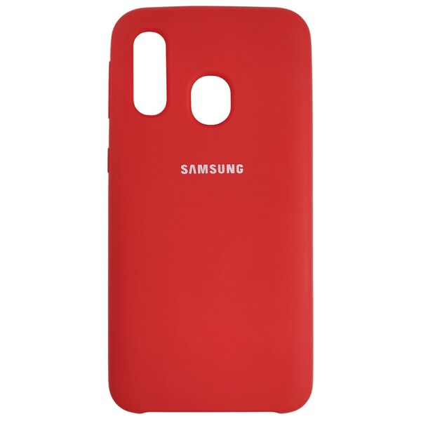 

Чехол Silicone Case for Samsung A40 Red
