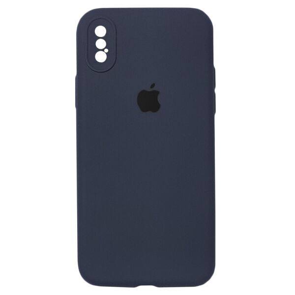 

Чехол Silicone Full Camera для Apple iPhone X / XS Dark Blue