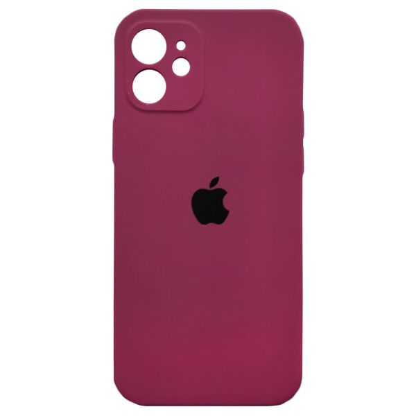 

Чехол Silicone Full Camera для Apple iPhone 12 Plum