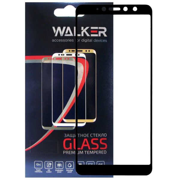 

Защитное стекло Walker 3D Full Glue для Xiaomi Redmi S2/Y2 Black