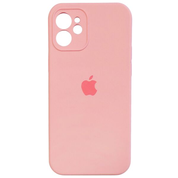 

Чехол Silicone Full Camera для Apple iPhone 12 Light Pink