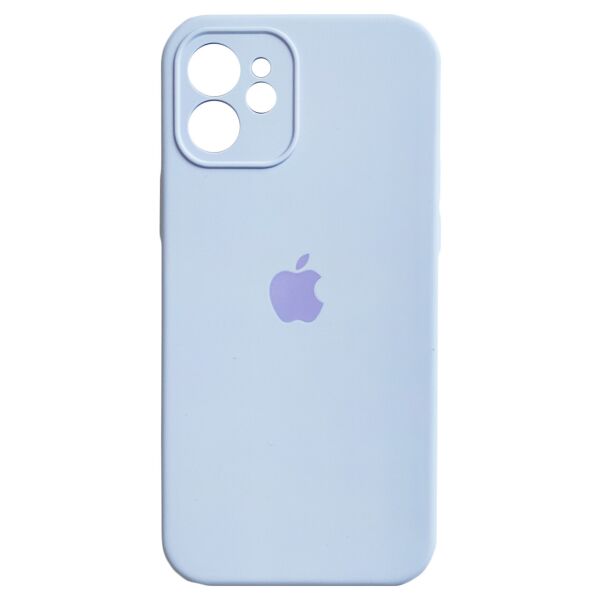 

Чехол Silicone Full Camera для Apple iPhone 12 Light Blue