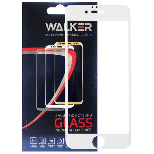 

Защитное стекло Walker 3D Full Glue для Apple iPhone 6/6S White
