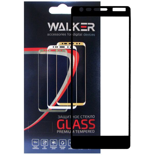

Защитное стекло Walker 3D Full Glue для Nokia 3.1 Black