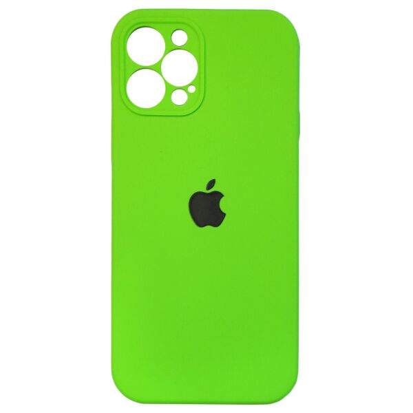 

Чехол Silicone Full Camera для Apple iPhone 12 Pro Shiny Green