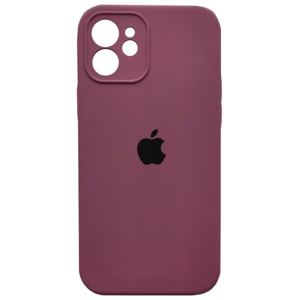 

Чехол Silicone Full Camera для Apple iPhone 12 Maroon