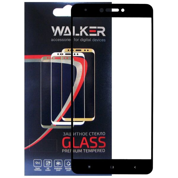 

Защитное стекло Walker 3D Full Glue для Xiaomi Redmi Note 4X Black