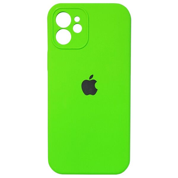 

Чехол Silicone Full Camera для Apple iPhone 12 Shiny Green