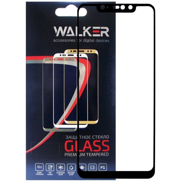 

Защитное стекло Walker 3D Full Glue для Xiaomi Redmi Note 6 Pro Black