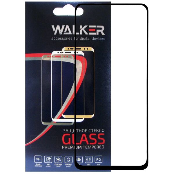 

Защитное стекло Walker 3D Full Glue для Xiaomi Redmi Note 9T/Mi CC10 Black