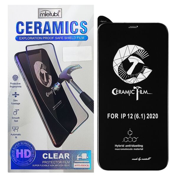 

Защитная пленка Mletubl Ceramic для Apple iPhone 12/12 Pro Black