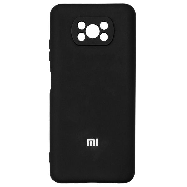

Чехол Silicone Full Camera для Poco X3 / X3 NFC / X3 Pro Black