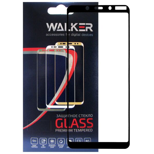 

Защитное стекло Walker 3D Full Glue для Nokia 3.1 Plus/X3 Black