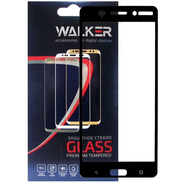 

Защитное стекло Walker 3D Full Glue для Nokia 6 Black