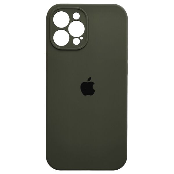 

Чехол Silicone Full Camera для Apple iPhone 12 Pro Max Dark Olive