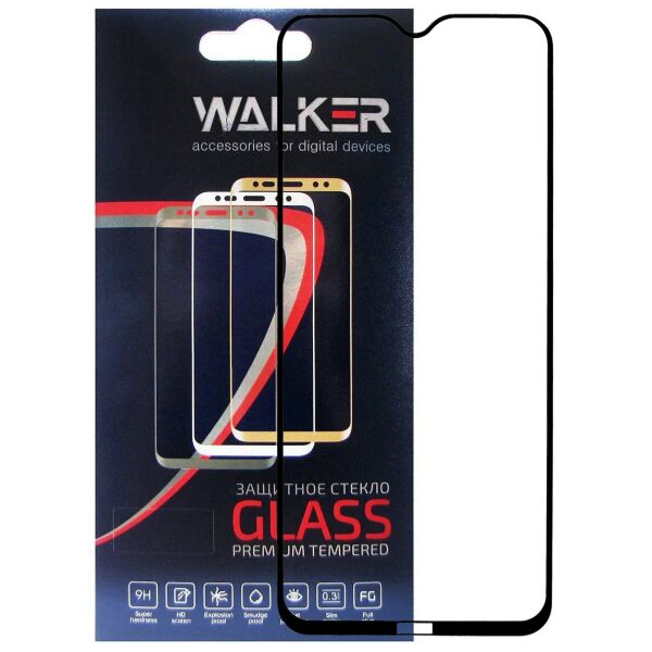 

Защитное стекло Walker 3D Full Glue для Xiaomi Redmi Note 8 Black