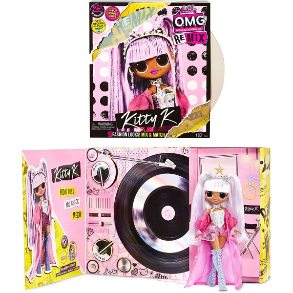 

Игровой набор LOL Surprise! OMG Remix Kitty K Fashion Doll Королева Китти (567240)