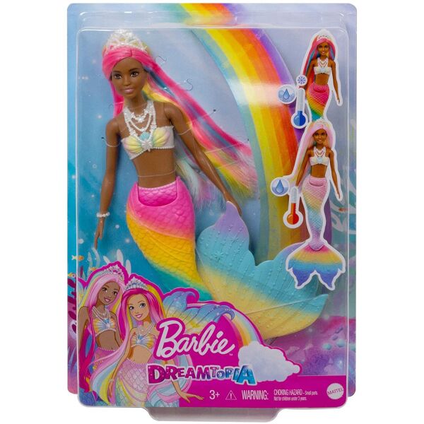 

Кукла-русалка Barbie Dreamtopia Rainbow Magic Mermaid Разноцветная игра