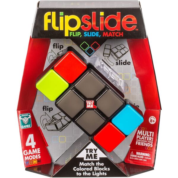 

Электронная портативная игра Moose Flipslide Электронная Handheld Game Flip, Slide, and Match (25254)