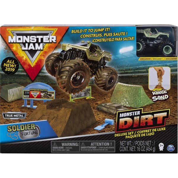 

Игровой набор Monster Jam, Soldier Fortune Monster Dirt Deluxe Set 454 грамм (20103747-6053300) (B07GTKFKNM)