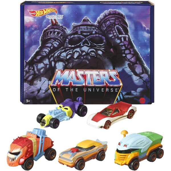 

Подарочный набор машинок Hot Wheels Masters of the Universe 5 шт (GRM88)