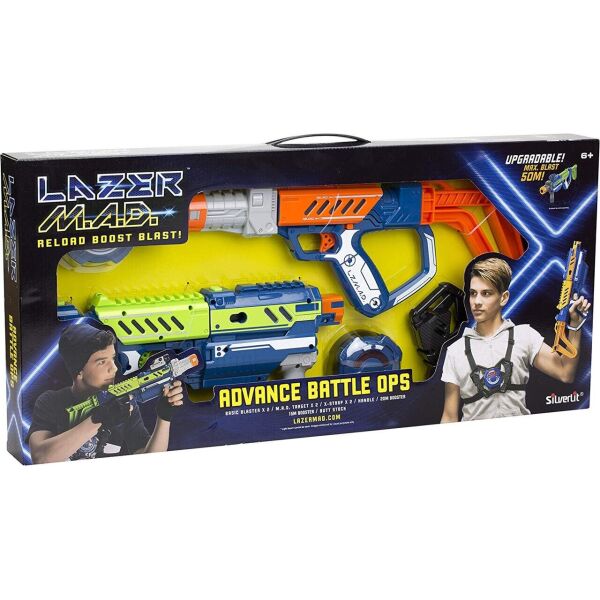 

Игрушечное лазерное оружие Silverlit Lazer MAD Делюкс набор 2 бластера, 2 мыши (LM-86848)