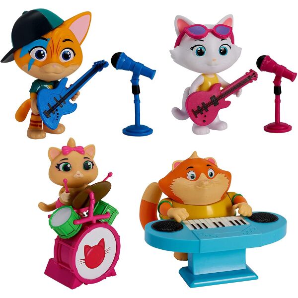 

Игровой набор 44 Cats The Buffycats Фигурки Вспышка - Лампо, Миледы, Пилу, Фрикадель с аксессуарами (88036RP4)