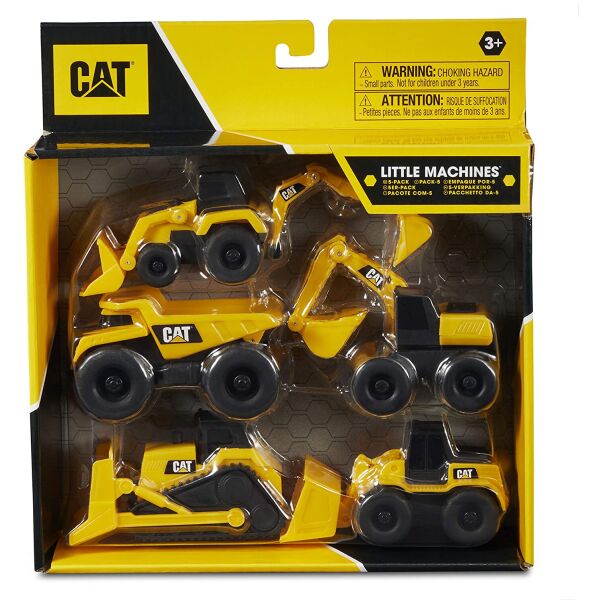 Набор из 5 машинок CAT Construction Little Machines (82150)