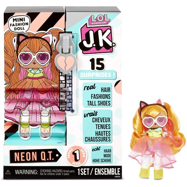 

Игровой набор с куклой LOL Surprise! JK Neon QT Mini Леди-неон (570776)