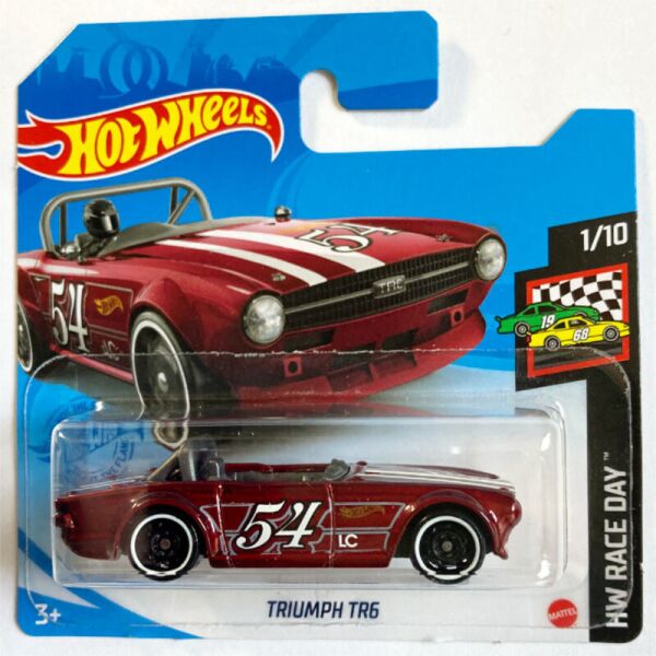 

Машинка Хот Вилс Hot Wheels TRIUMPH TR6 HW RACE DAY-2021 Mattel GTB87-M521