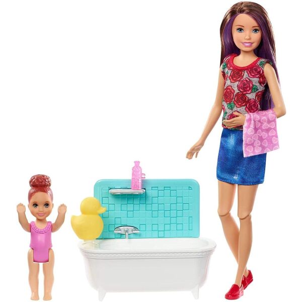 

Игровой набор Barbie Skipper Babysitters Inc. Ванная комната Скиппер няня (FXH05)