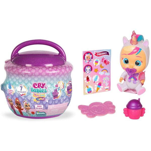 

Игровой набор с пупсом IMC Toys Cry Babies Magic Tears Paci House Плакса с мини домиком (90309)