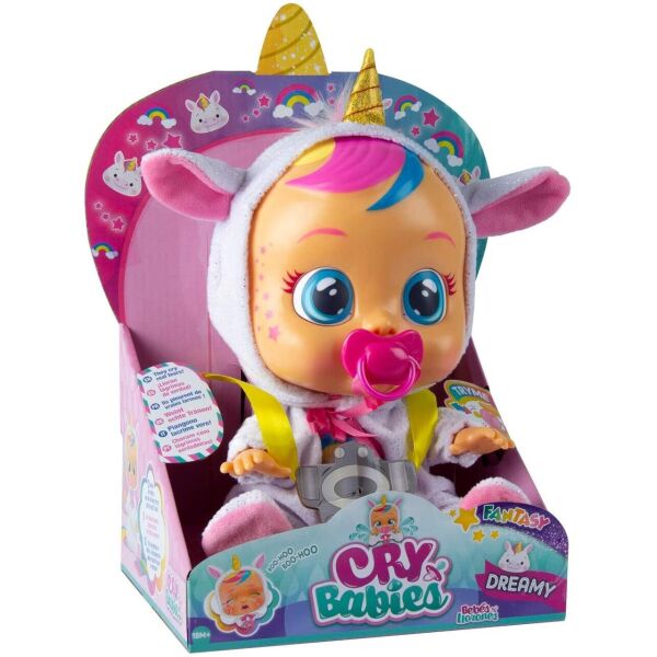 

Интерактивная кукла IMC Toys Cry Babies Dreamy the Unicorn Плакса Мечтательный Единорог (91221) (B07VTR7TGQ)