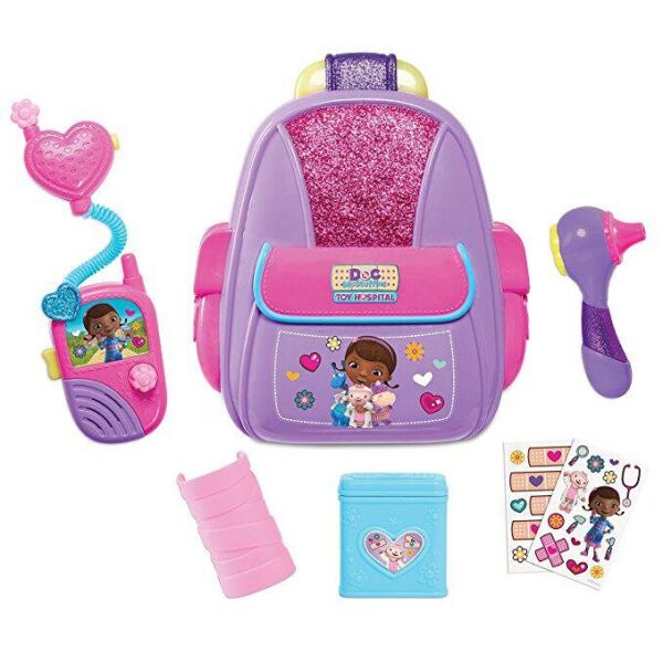

Игровой набор Just Play Doc McStuffins Впервые Responders Backpack Set Врач Плюшевый рюкзак (92336) (B06XPGL94K)