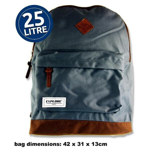 

Рюкзак Premier Explore Backpack - 25 Litre - Bac Pac Grey & Tan, 42 см (14245)