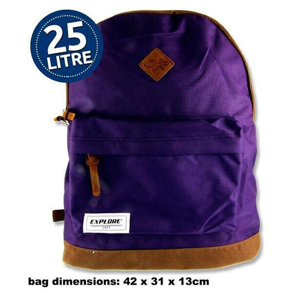 

Рюкзак Premier Explore Backpack - 25 Litre - Bac Pac Purple & Tan, 42 см (14184)