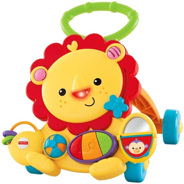 

Ходунки - толкатель Fisher-Price Musical Lion Walker Львенок со звуковыми эффектами (Y9854)