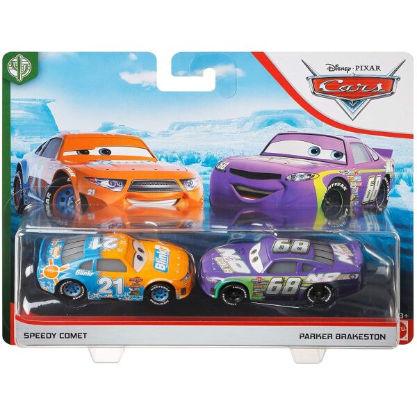

Набор машинок Тачки 3 Disney Pixar Cars Speedy Comet and Parker Brakeston Спиды Комет и Паркер Питстоп (GKB74)