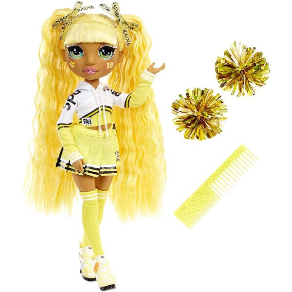 

Игровой набор с шарнирной куклой Rainbow High Cheer Sunny Madison Cheerleader Солнечная Мэдисон Санни (572053)