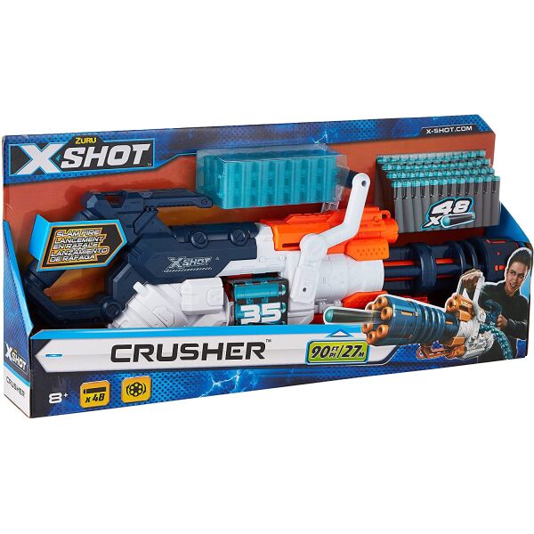 

Скорострельный бластер Zuru X-Shot Excel Crusher Foam Dart Blaster (36382)