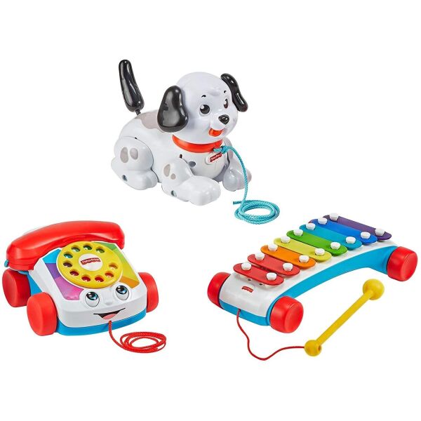 

Подарочный набор Fisher-Price Pull-Along Basics Gift Set 3 Игрушки для малышей (GVF68)