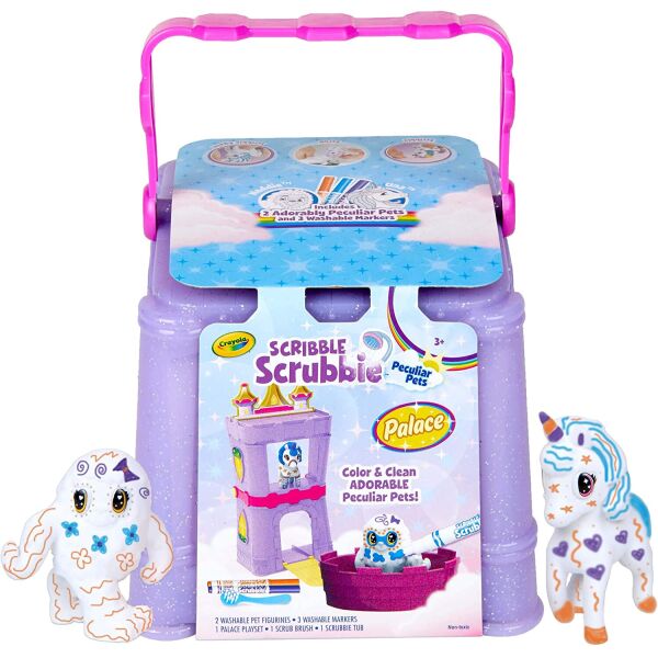 

Набор для творчества Crayola Scribble Scrubbie Pets Palace Playset with Unicorn and Yeti (747357)