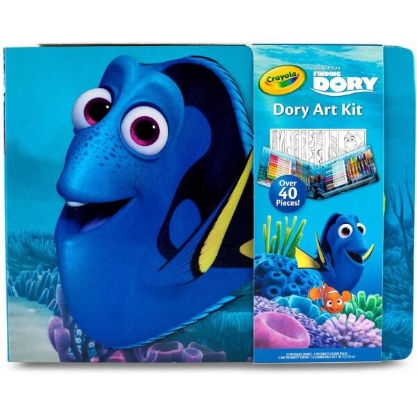 

Набор для рисования Crayola Finding Doru Art Kit, Art Case Арт кейс 40 шт. (04-2014)